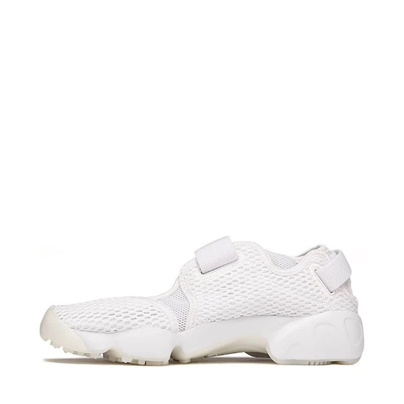 Womens Nike Air Rift Breathe Athletic Shoe - White / Pure Platinum
