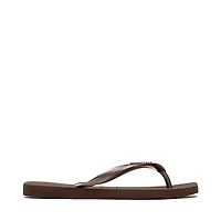 Womens Havaianas Slim Square Flip-Flop - Dark Brown