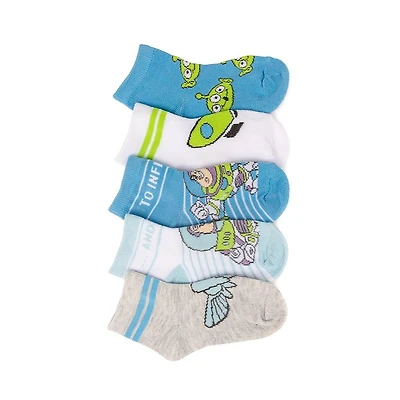 Toy Story Buzz Lightyear 5-Pack Quarter Socks - Toddler - Multicolor
