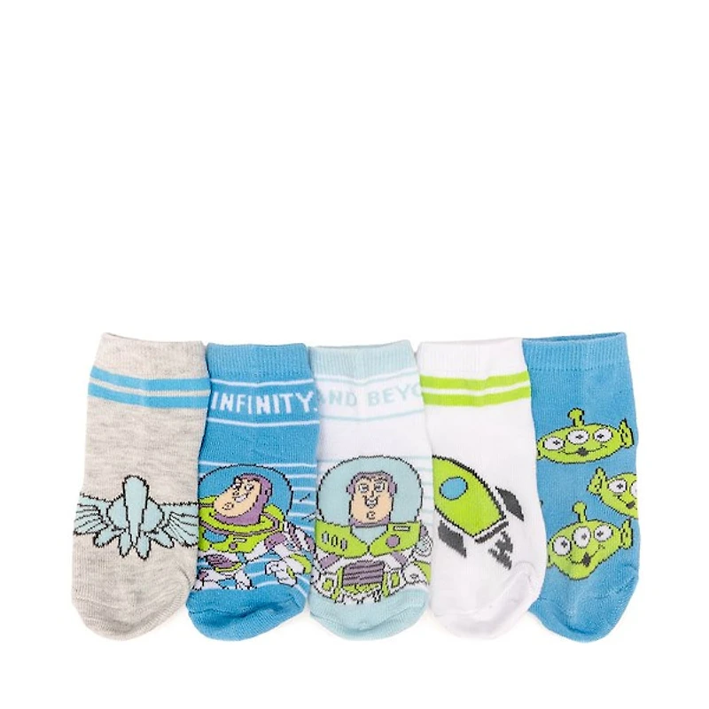 Toy Story Buzz Lightyear 5-Pack Quarter Socks - Toddler - Multicolor