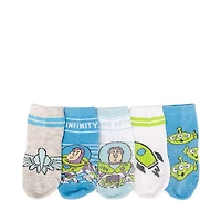Toy Story Buzz Lightyear 5-Pack Quarter Socks - Toddler - Multicolor