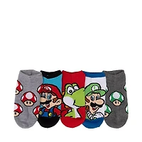 Super Mario&trade and Friends Low Cut Socks 5-Pack - Little Kid - Multicolor