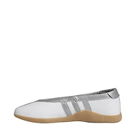 Womens adidas Taekwondo Mei Ballet Shoe - Cloud White / Silver Metallic Gum