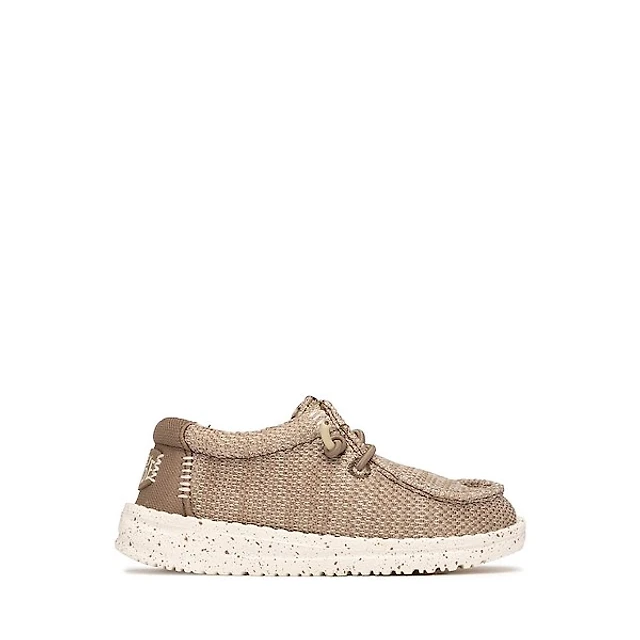 HEYDUDE Wally Stretch Sox Casual Shoe - Toddler Walnut