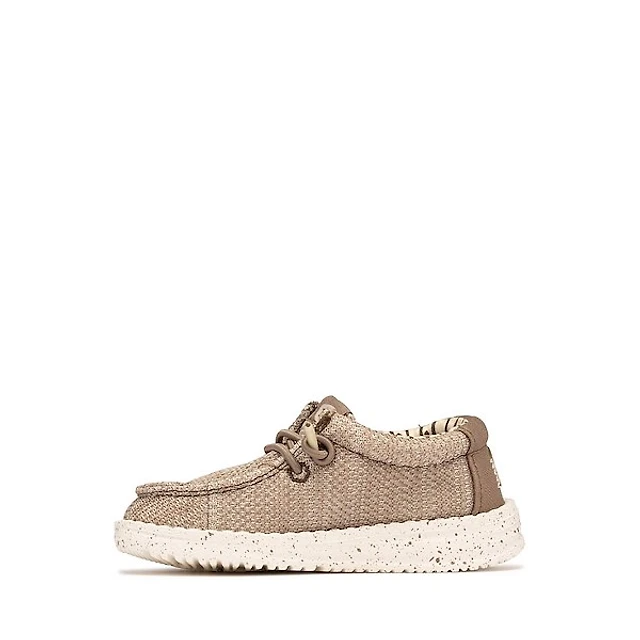 HEYDUDE Wally Stretch Sox Casual Shoe - Toddler Walnut