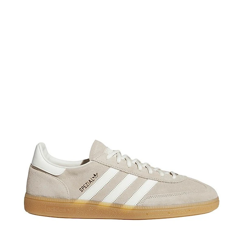 Mens adidas Handball Spezial Athletic Shoe - Khaki Three / Off White Gum