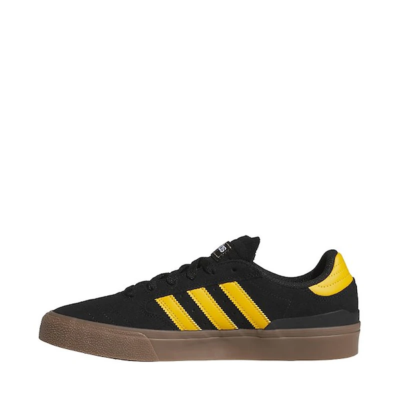 Mens adidas Busenitz Vulc II Skate Shoe - Core Black / Preloved Yellow Gum
