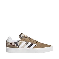 Mens adidas Busenitz Vulc II Skate Shoe - Khaki Six / Cloud White Aurora Ink