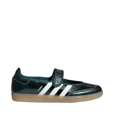 Womens adidas Samba Jane Mary - Rich Green / Off White Gum