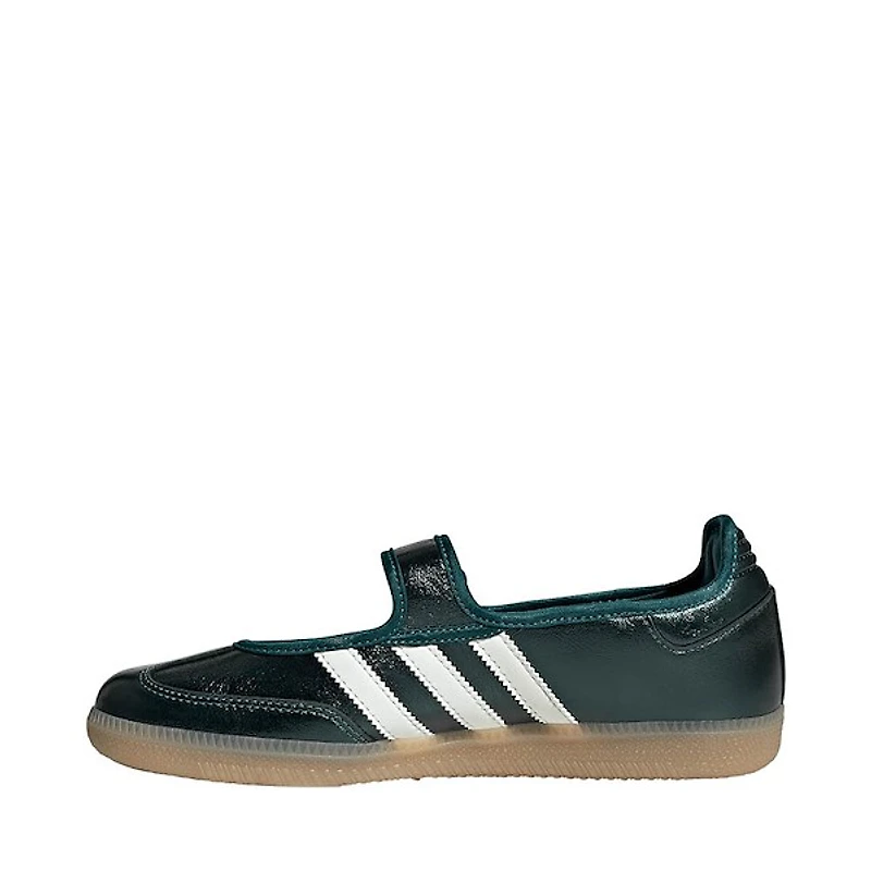 Womens adidas Samba Jane Mary - Rich Green / Off White Gum