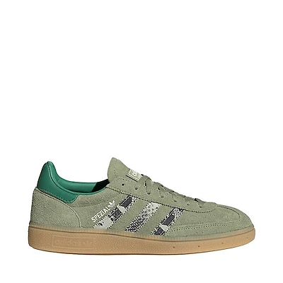 Womens adidas Handball Spezial Athletic Shoe - Tent Green / Linen Blanch