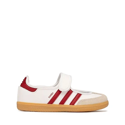 adidas Samba Jane Athletic Shoe - Little Kid - Cloud White / Team Victory Red / Gum
