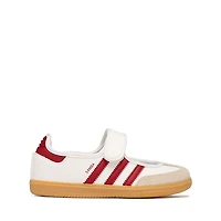adidas Samba Jane Athletic Shoe - Little Kid - Cloud White / Team Victory Red / Gum