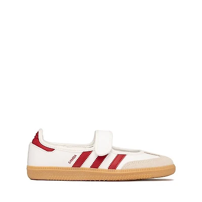 adidas Samba Jane Athletic Shoe - Big Kid Cloud White / Team Victory Red Gum