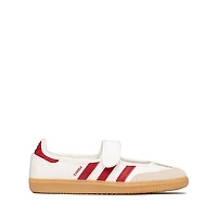 adidas Samba Jane Athletic Shoe - Big Kid Cloud White / Team Victory Red Gum