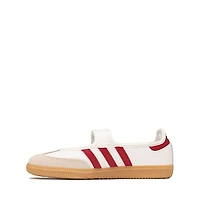 adidas Samba Jane Athletic Shoe - Big Kid Cloud White / Team Victory Red Gum