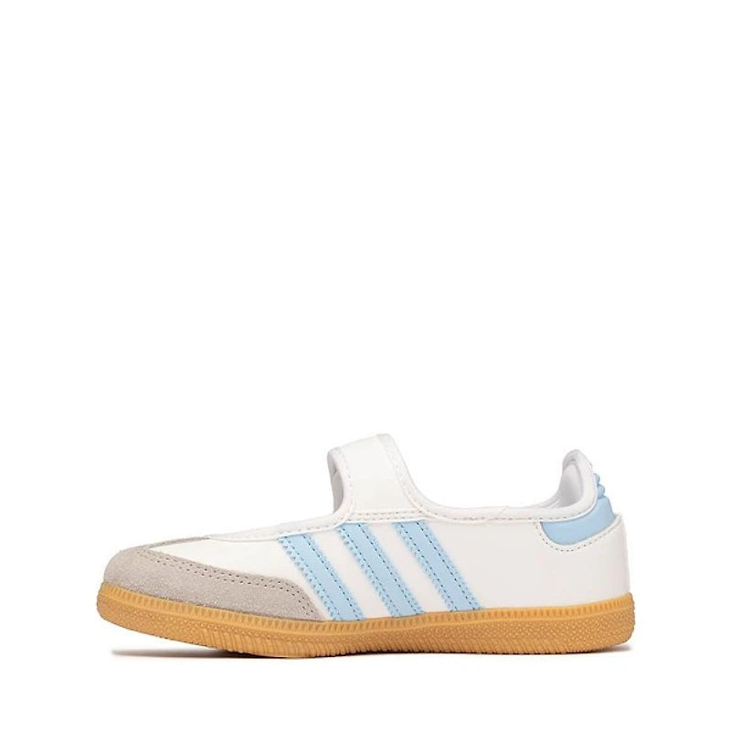 adidas Samba Jane Athletic Shoe - Little Kid Cloud White / Clear Sky Gum