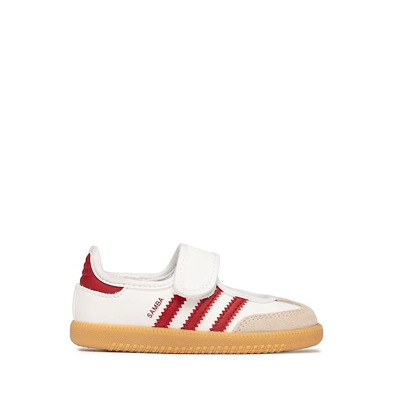 adidas Samba Jane Sneaker - Baby / Toddler Cloud White Team Victory Red Gum