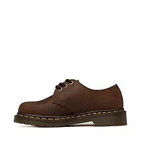 Womens Dr. Martens 1461 Emboss Floral 3 Eye Shoe - Dark Brown
