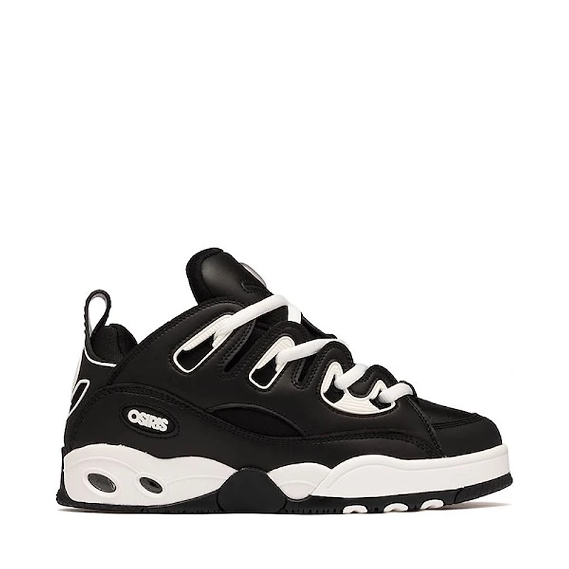 Mens Osiris D3 2001 Skate Shoe - Black / White Red