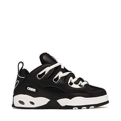 Mens Osiris D3 2001 Skate Shoe - Black / White Red