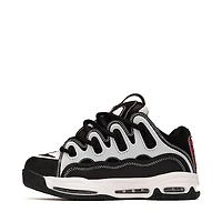 Mens Osiris D3 2001 Skate Shoe - Black / White Red