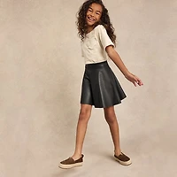TOMS Valencia Platform Espadrille - Little Kid / Big Toffee Leopard Print