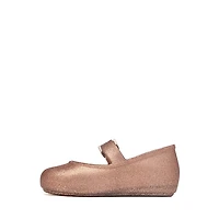 Mini Melissa Soft Ballerina Casual Shoe - Toddler / Little Kid Glitter Pink