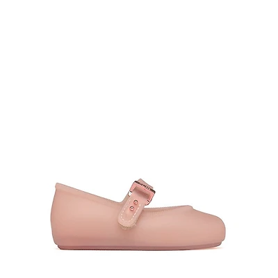 Mini Melissa Soft Ballerina Casual Shoe - Toddler / Little Kid Milky Pink