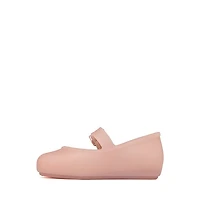 Mini Melissa Soft Ballerina Casual Shoe - Toddler / Little Kid Milky Pink