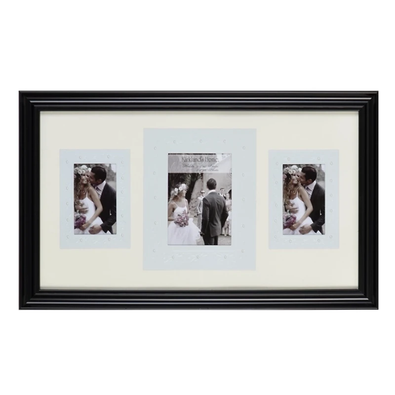 Cream Wedding Collage Photo Frame