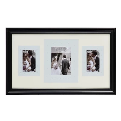 Cream Wedding Collage Photo Frame