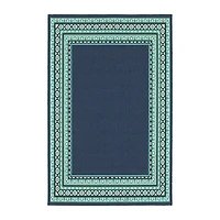 Crown Border Jenn Outdoor Rug, 6x9