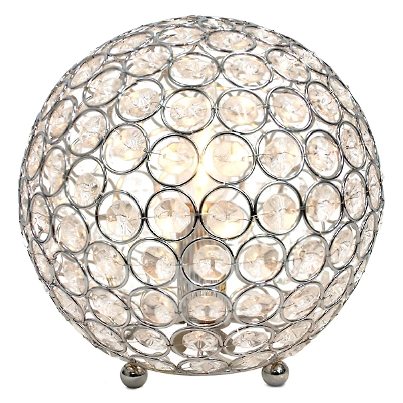 Crystal Ball Sequin Table Lamp