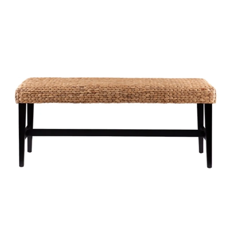 Natural Blanchard Water Hyacinth Bench