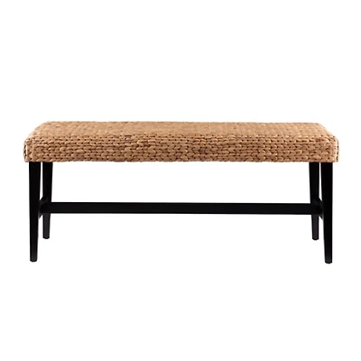 Natural Blanchard Water Hyacinth Bench