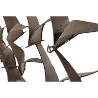 Bronze Birds Metal Wall Plaque