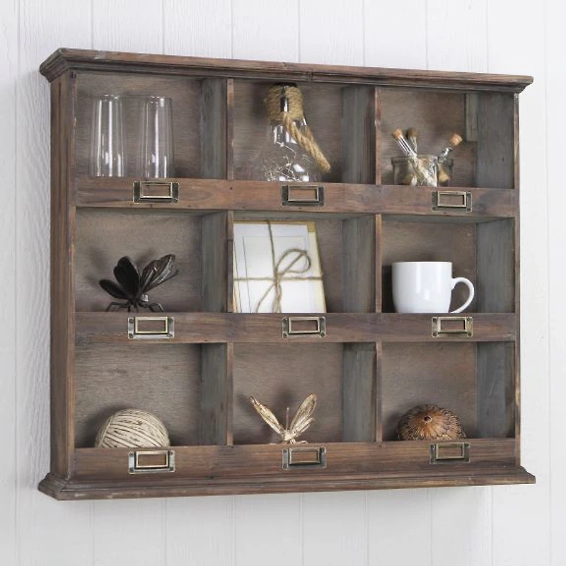 Wooden Wall Cubby