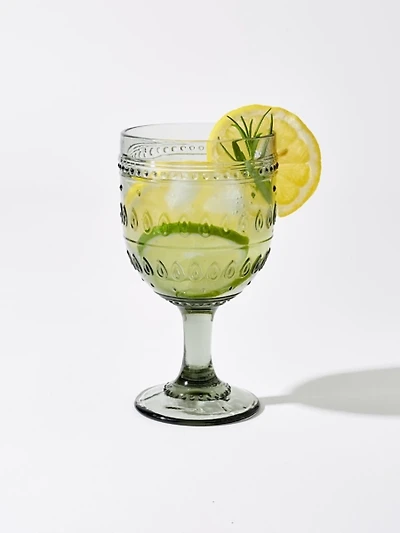 Fez Gray Wine Glasses, Set of 4