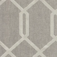 Pewter Gray Lattice Parsons Chairs, Set of 2