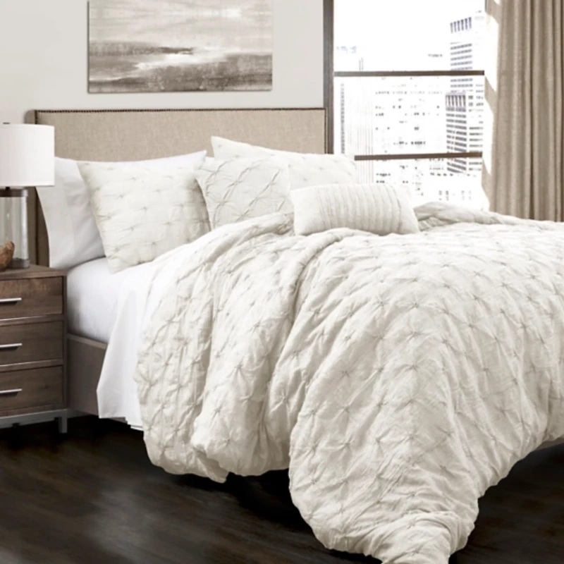 White Ravello 5-pc. Full/Queen Comforter Set