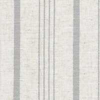 Dove Gray Stripe Parsons Chairs, Set of 2