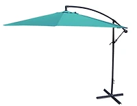 Aruba Blue Offset 10 ft. Outdoor Umbrella