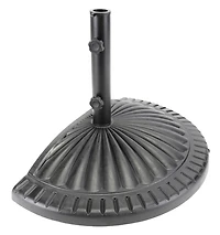Black Stone Half Umbrella Base