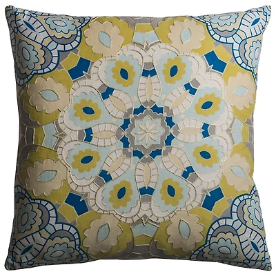 Multicolor Medallion Pillow