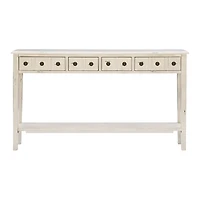 Paloma Cream 4-Drawer Console Table