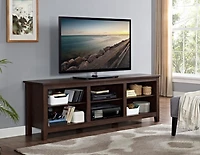 Brown Wood TV Stand, 70 in.