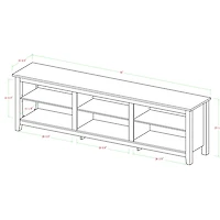 Brown Wood TV Stand, 70 in.