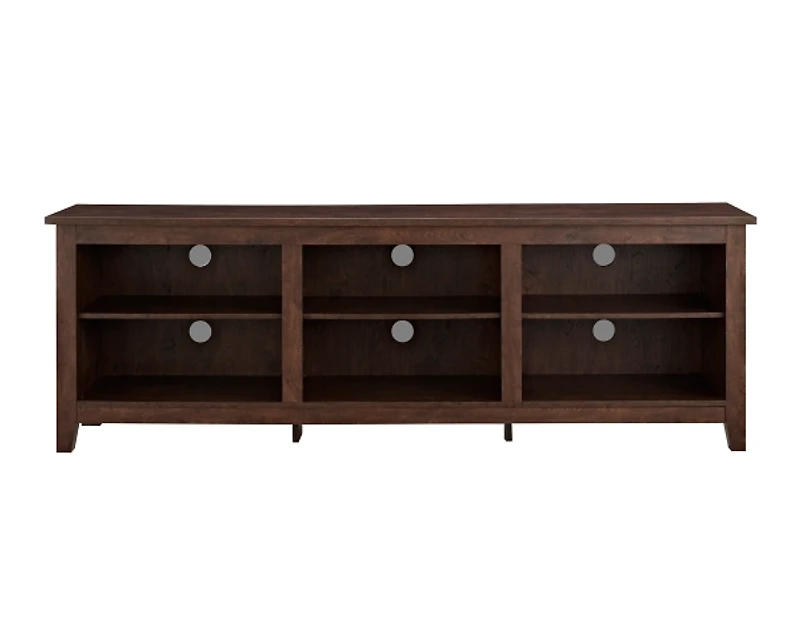 Brown Wood TV Stand, 70 in.