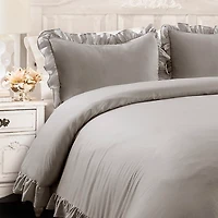 Gray Riley 3-pc. King Comforter Set